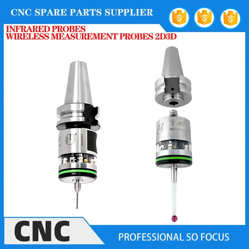 CNC machining center optical machine tool infrared probe wireless measurement probe 2D3D mold inspection sensor T-40