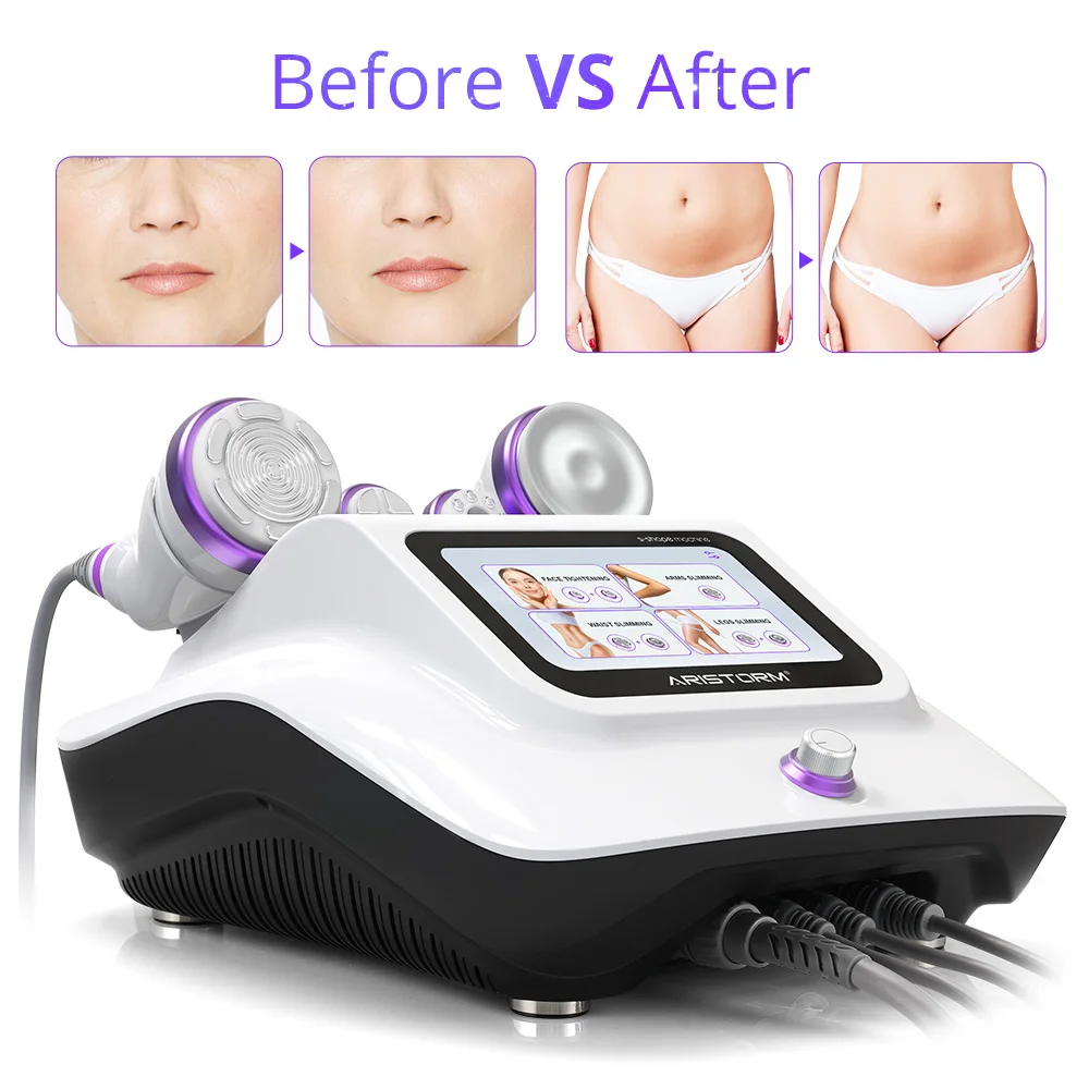 Aristorm S Shape Cavitation Machine 30k Multifunctional Body Facial Care Tool Anti Cellulite Skin Tightening Fat Loss Machine