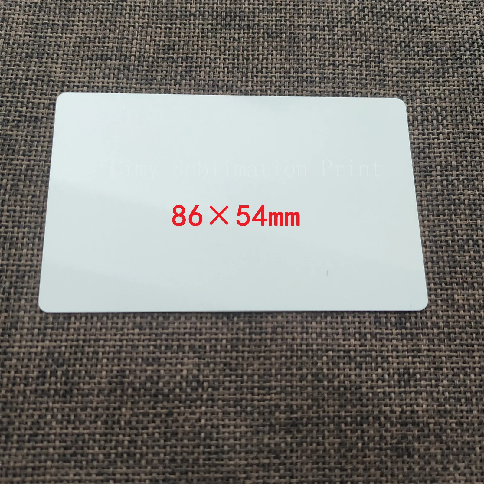 100sheets 0.32mm 86*54mm Blank Sublimation Metal Plate Aluminium sheet Name Card Printing Sublimation Ink Transfer DIY Craft