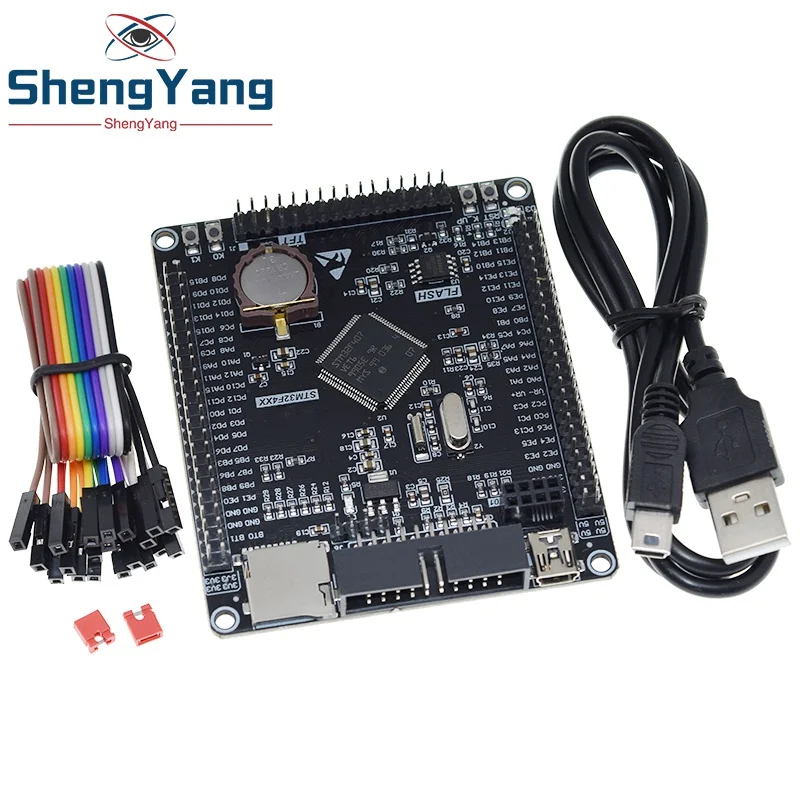TZT STM32F407VET6 STM مجلس التنمية Cortex-M4 STM32 الحد الأدنى لوحة تعليمية النظام ARM اللوحة الأساسية