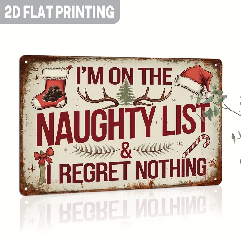 2D Flat 1pc Humorous Sign Reading 