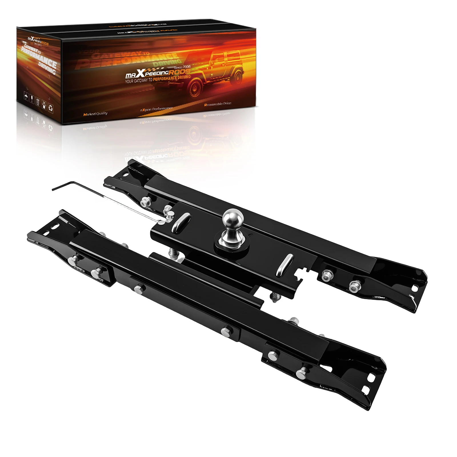 2-5/16 Alloy Gooseneck for GMC Sierra 2500HD 3500HD 2020-2026 Flip Ball Brand New Kit