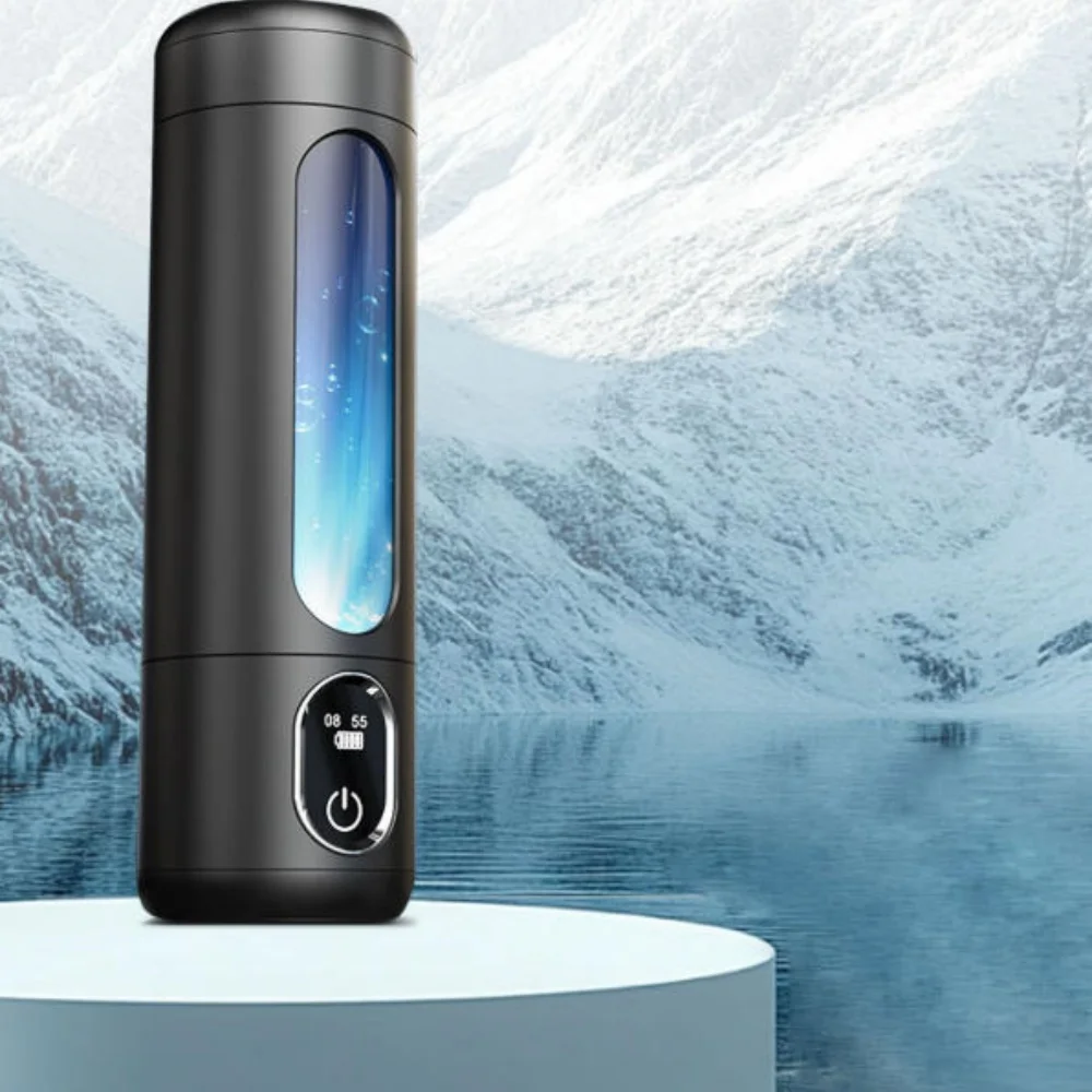 

Портативная бутылка для водородной воды 250 мл: генератор водородно-однованной воды 2000PPB, концентратор H2, подарок для здоровья и прочности 2025 г.