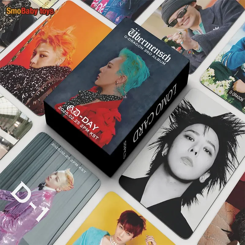 

55 Pcs in Stock BIGBANG Ubermensch G-DRAGON DRAMA Celebrity Fan Collection Card Album Card Postcard Photo Card Lomo Card Gift