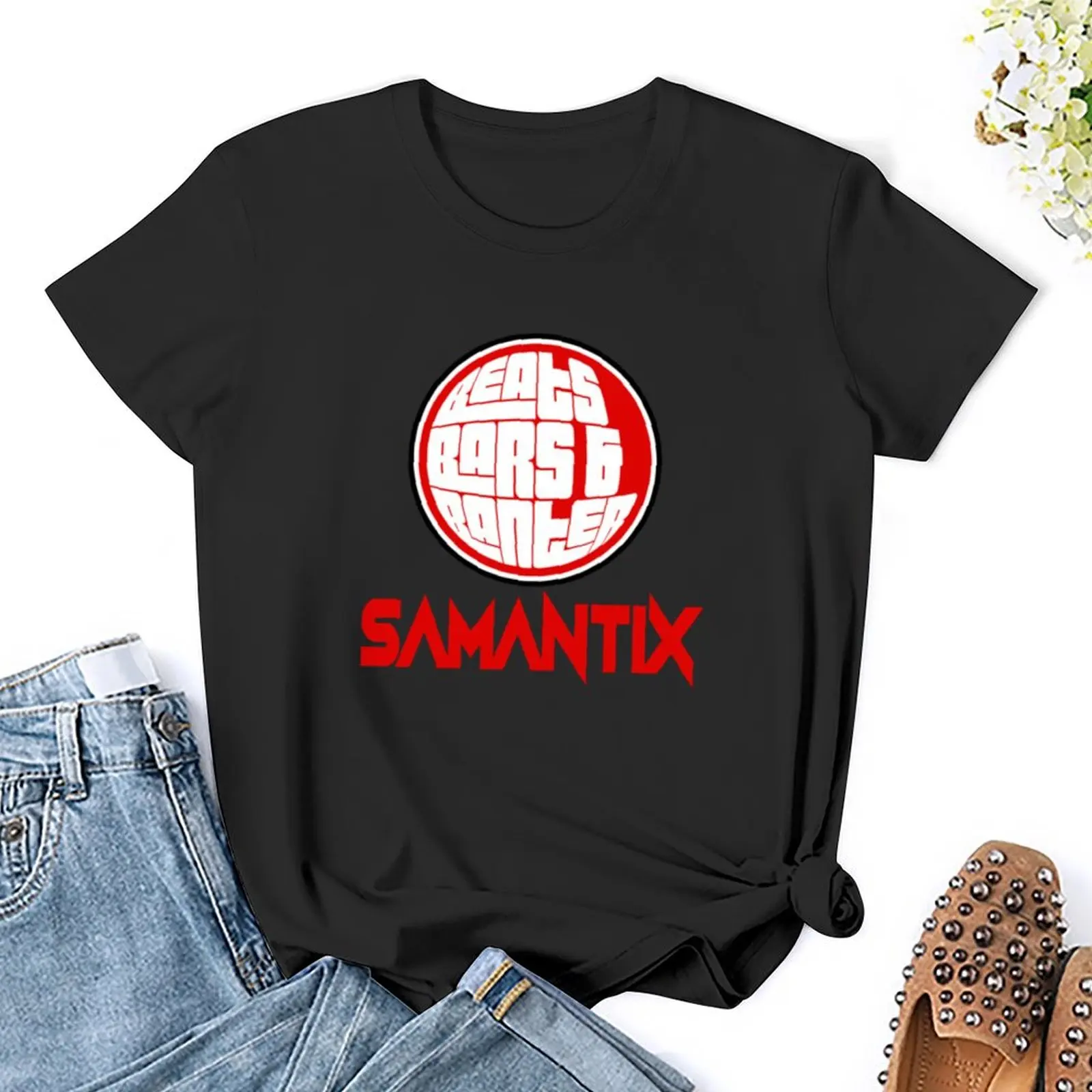 Beats, Bars & Banter - SAMANTIX T-Shirt cute clothes vintage clothes oversized workout shirts for Women image 5