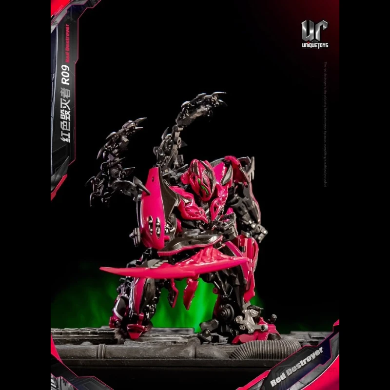 UniqueToys التحول UT R09 UTR09 بويسون بايت الأحمر المدمرة ستينغر الفيلم الطبعة عمل نموذج لجسم الهدايا