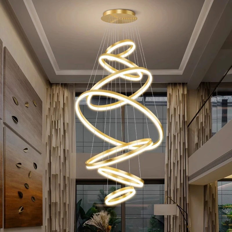 

Nordic Home Decor Dining Room Pendant Lamp Lights Indoor Lighting Ring Lamp Hanging Light Chandelier Lamps For Living Room