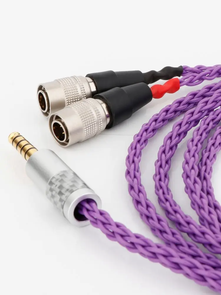 8-adriges OCC versilbertes Kopfhörerkabel ersetzt Upgrade-Kabel für MrSpeakers Mr Speakers Ether Alpha Dog Prime Haldane-Kabel – Detail 14
