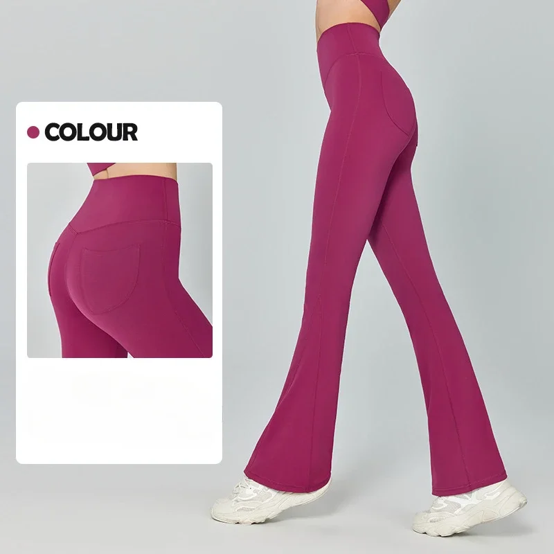 

High Waist Women Yoga Pants Casual Bell-bottoms Bagy Pants Sexy Fitness Sport Pants