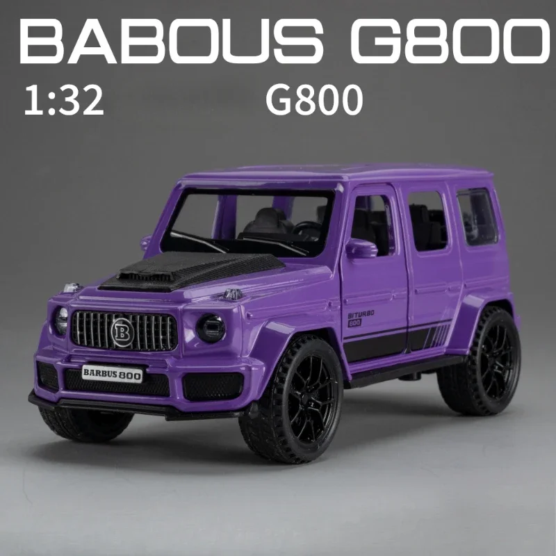 Simulation 1/32 Benz G800 Off Road Vehicle Model Alloy Diecast Toy Vehicle Children Boy Car Toy Gift Birthday Miniature Voiture