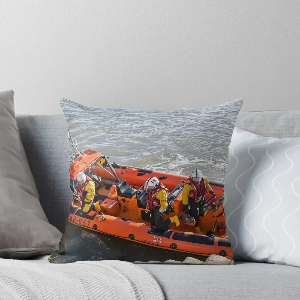 

RNLI - Lyme Regis Throw Pillow Embroidered Cushion Cover Decorative Pillow Covers For Sofa Sofa Covers For Living Room pillow