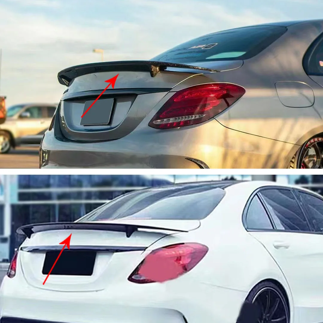 

Задний спойлер, крыло, багажник, губа для Mercedes Benz C class W205 Sedan, 4-дверный и AMG C43 C63 2014-2022, воздушный дефлектор, комплект кузова, тюнинг