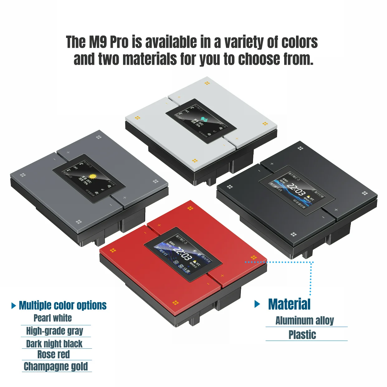 Bestseller Tuya M9 Pro Zigbee3.0 Switch | Scene Dimming & Curtain/Air Ctrl | APP Remote | Voice Assist | Smart Home Multi-Panel