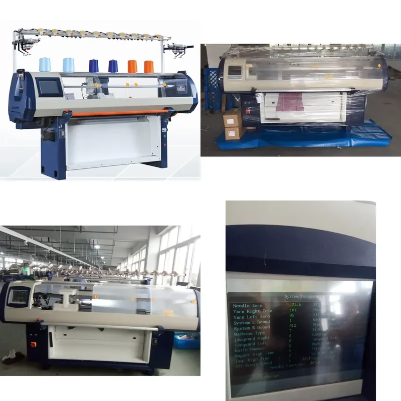 for Popular Computer Automatic Dual System Flat Knitting Machine