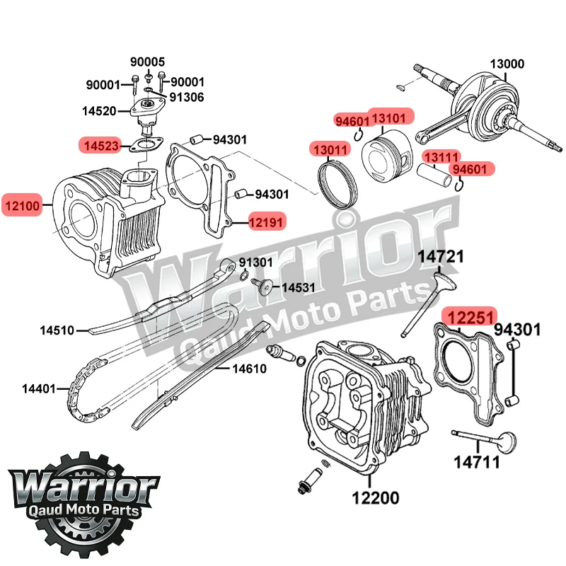 CYLINDER KIT ,FOR KYMCO AGILITY 125 S HEROISM HONK LIKE MOVIE XL PEOPLE SUPER 8 TWIST,DISPLACEMENT UPGRADE 150CC 175CC 200CC