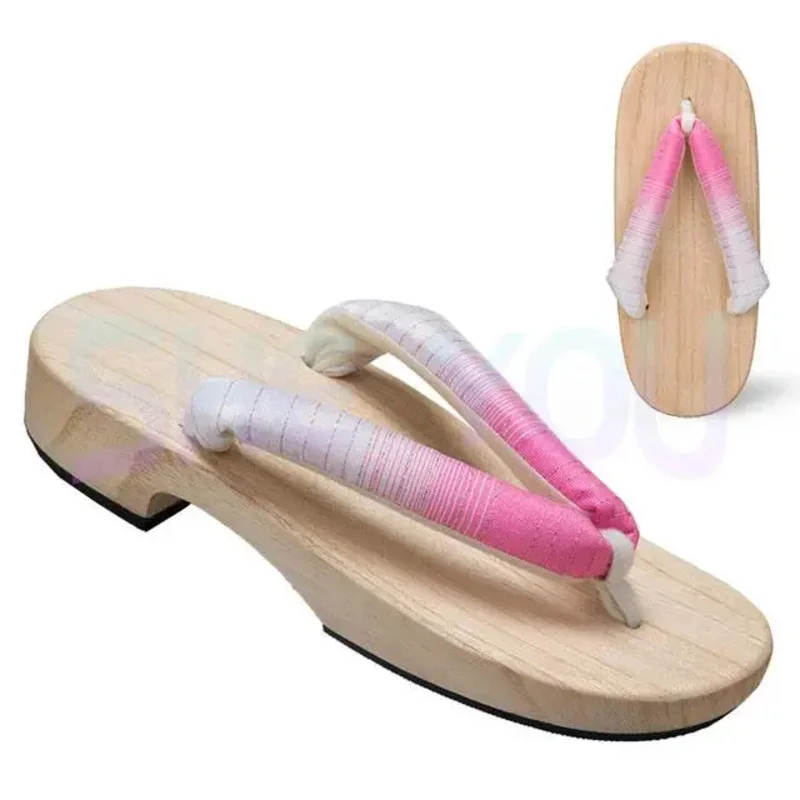 

2025 Anime Cosplay Kamado Nezuko Tanjirou Geta Clogs Sandals Flip Flops Shoes
