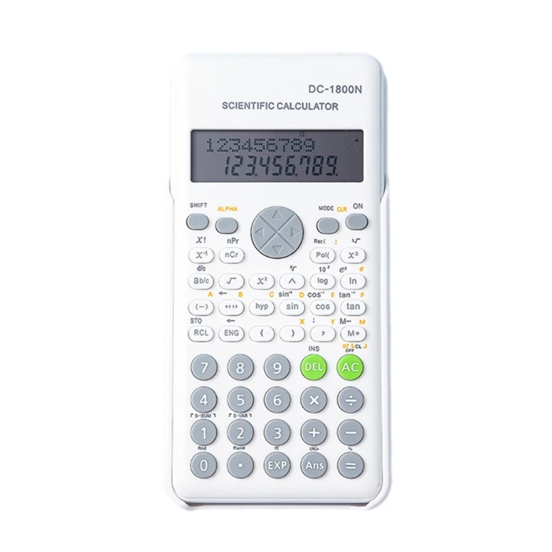 Scientific Digital Calculator 12 Digits Multifunctional Exam Special School Office Supplies Student Stationer Portable