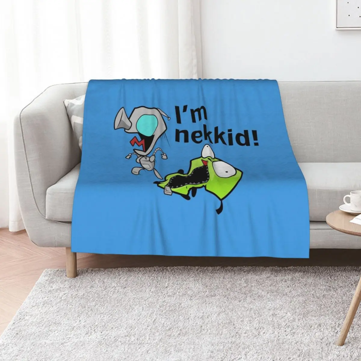 

Gir Throw Blanket Vintage Extra Large Throw cosplay anime Beach Blankets