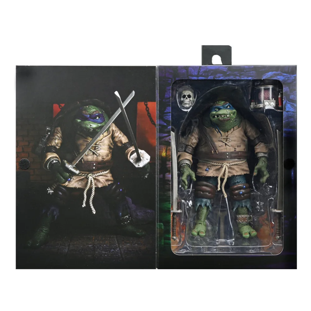 NECA Figure The Last of The Ramblers Turtle Boneca, múmia Cos, Michelangelo, Raphael, modelo blindado, brinquedo mestre para meninos