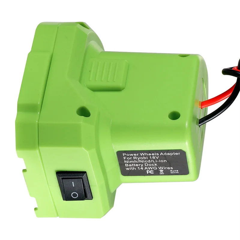 

ABJT-адаптер для силового колеса, детали, аксессуары для Ryobi 18 В, литий-иimh аккумулятор, док-станция, разъем питания 14 AWG, адаптер «сделай сам», инструмент P108 P107
