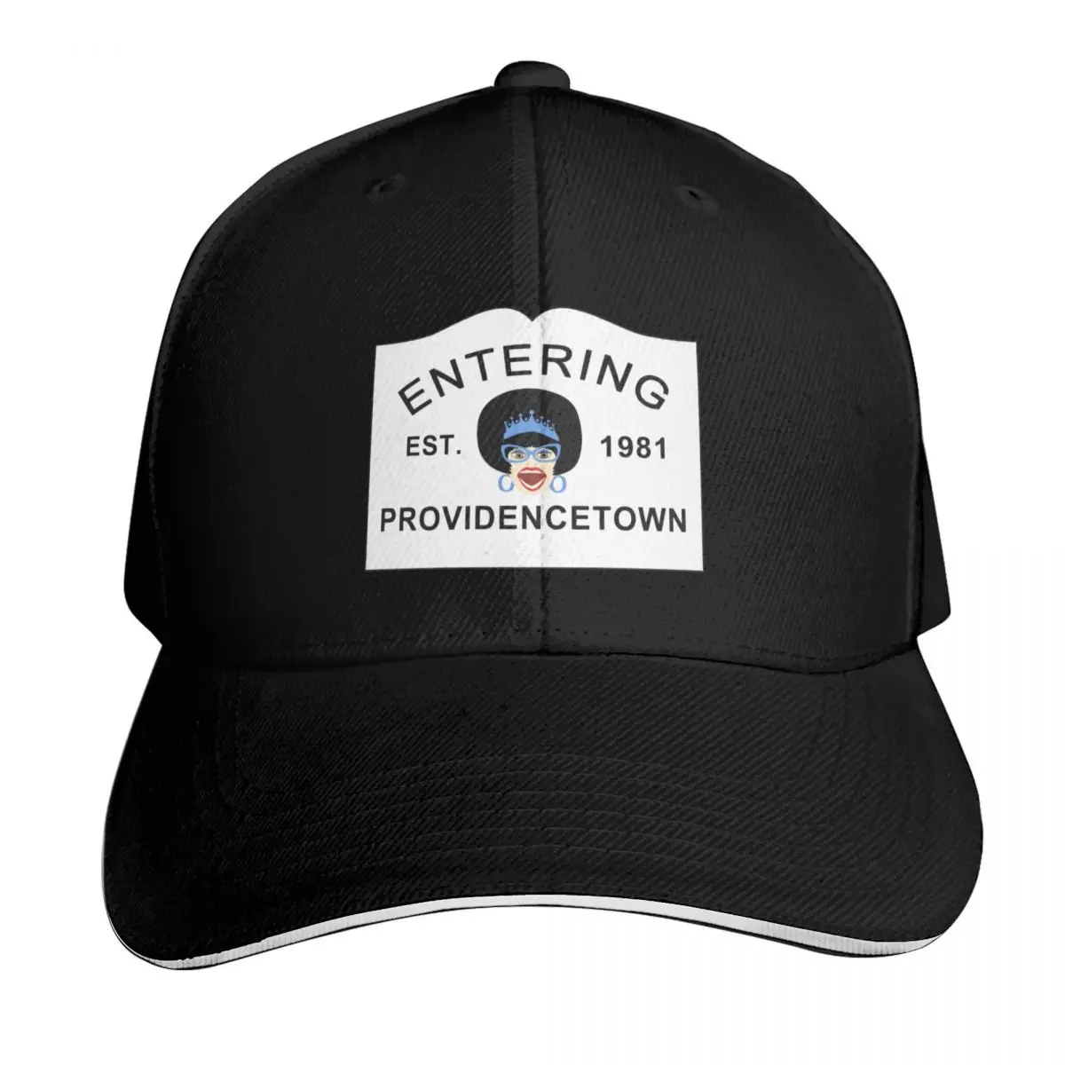 Miss R - Entering Providencetown Baseball Cap Summer Beach Travel Streetwear Hip Hop Trendy Vintage Retro Embroidered