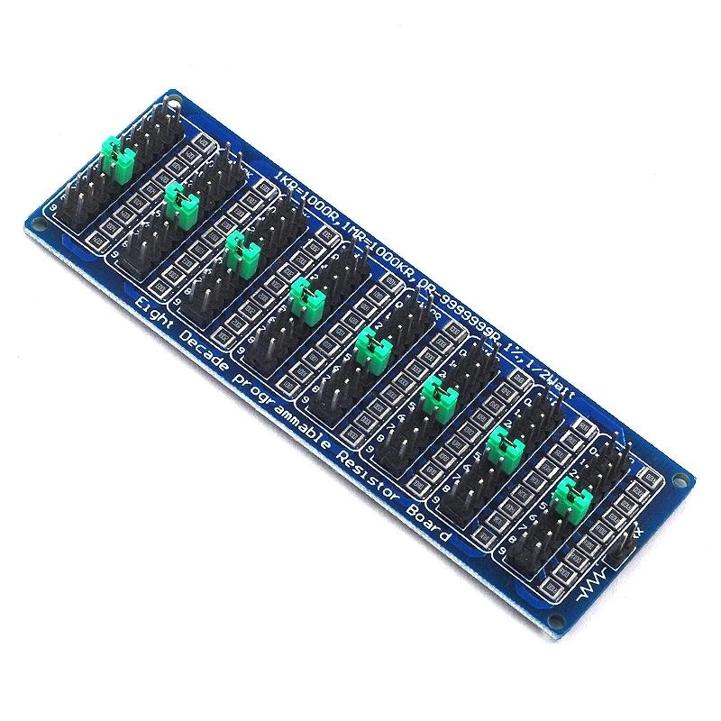 0.1R/1R - 9999999R programmable resistance board eight-segment 0.1R/1R precision programming resistance board