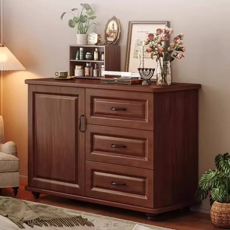 Wood Drawers Living Room Cabinets Luxury Brown Space Saving Home Living Room Cabinets Modern Wooden Muebles Para Hogar Furniture