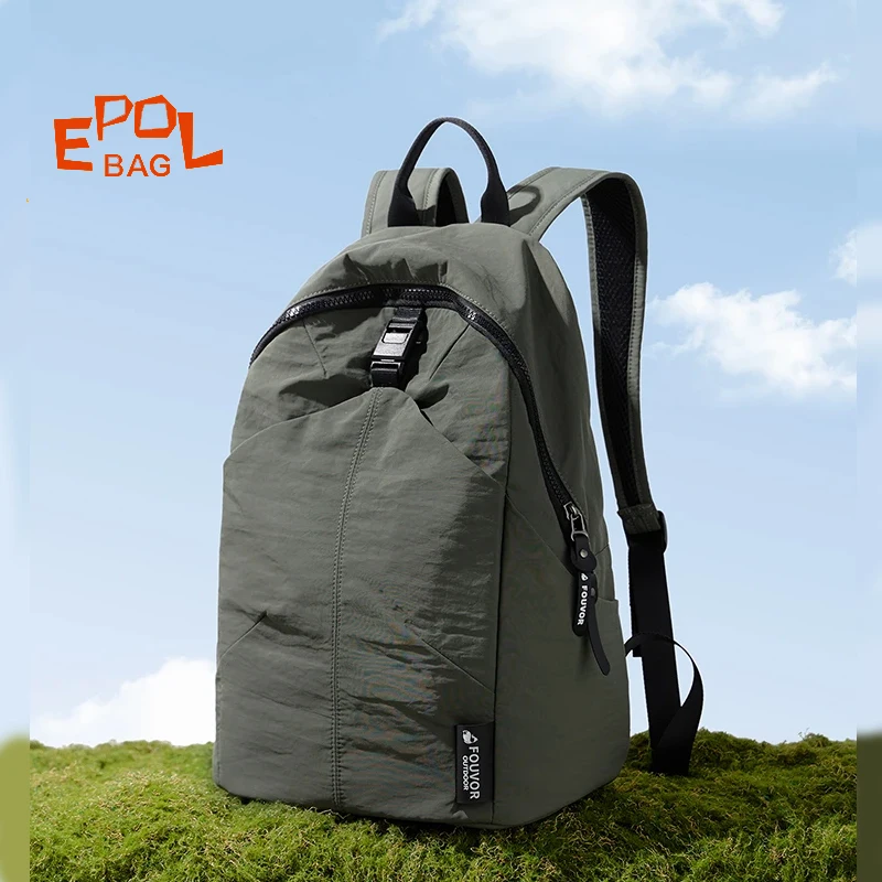 

Большой дорожный рюкзак EPOL, нейлоновый водонепроницаемый легкий легко чистящийся школьный рюкзак, прочный повседневный походный рюкзак 3043-14