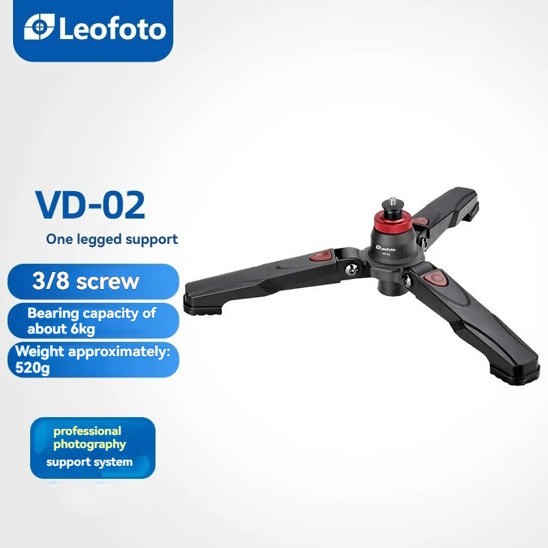 

Leofoto Three Legged Monopod Support Leg Base Portable Reverse Folding Quick Release Three Legged Brace VD-02 Three Legged Brace