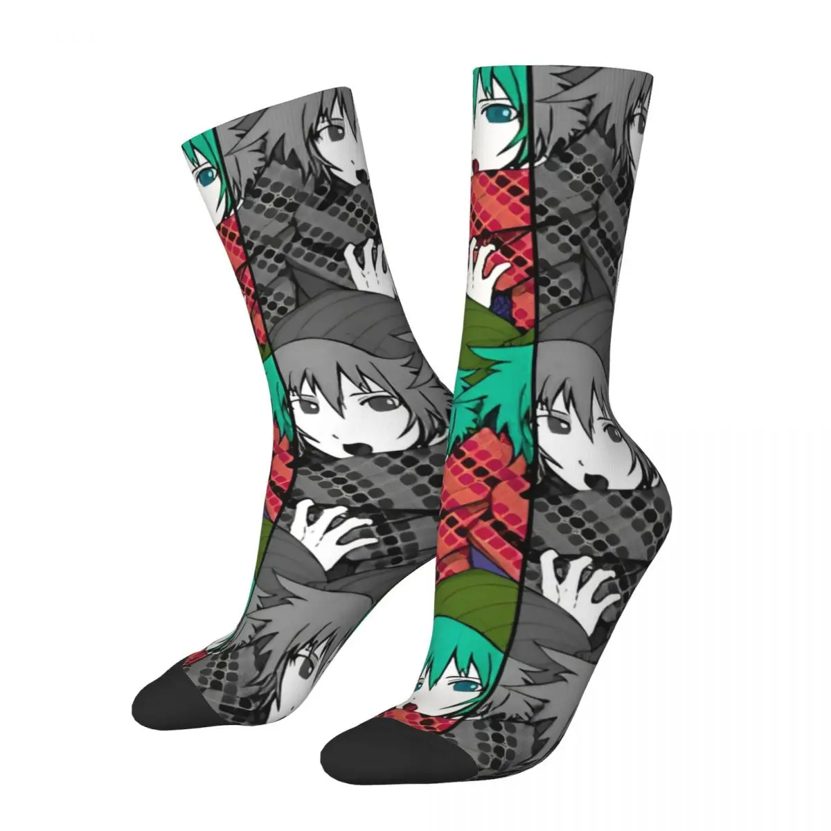 Shin Tsukimi Your Turn To Die Socks YTTD Anime Game Modern Stockings Men Comfortable Skateboard Socks Autumn Non Skid Socks