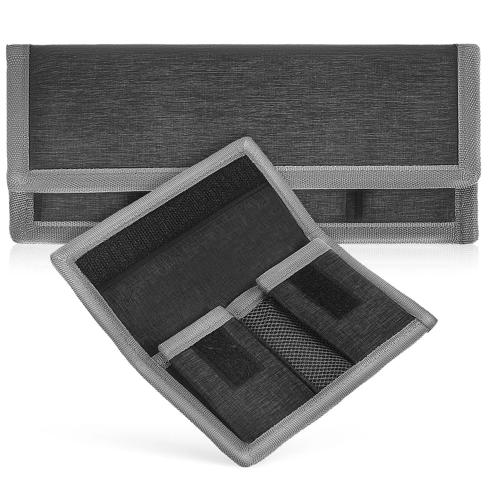 

Portable s Battery Case Memory Card Pouches Sherry Fabric Storage Bags Compact Travel ganizer Camera Accessories