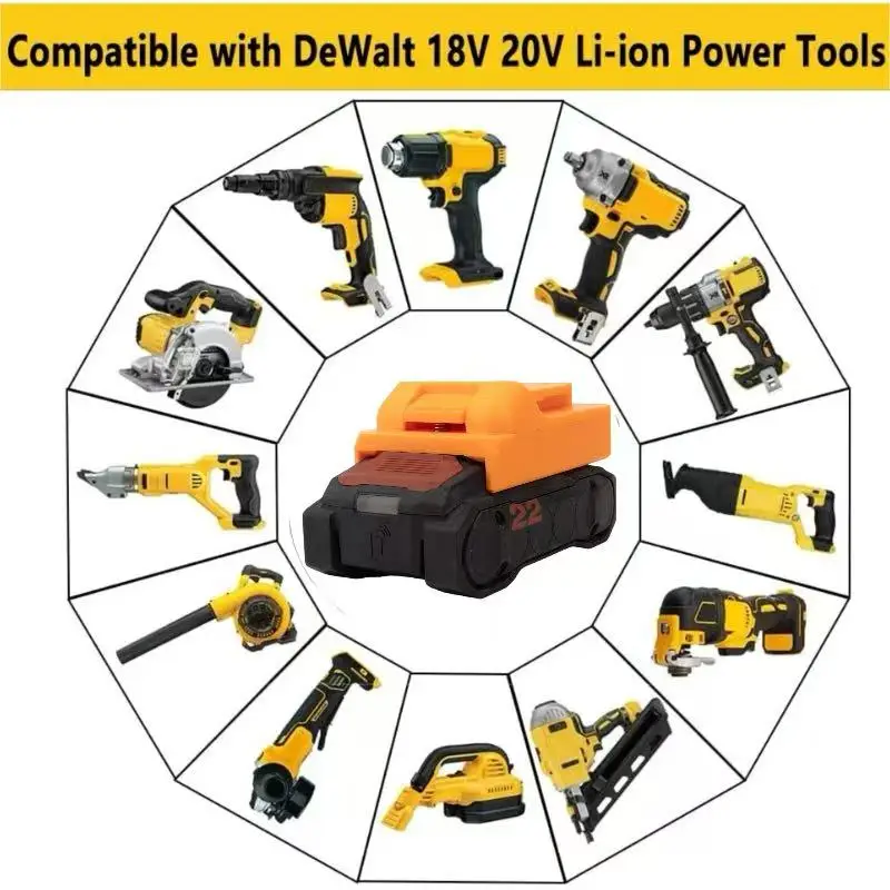 Adapter for Hilti 22V Nuron Batteries to for Makita 18V for Parkside for Hilti 22V Multi-tool Drill Bit Series Converter Tool