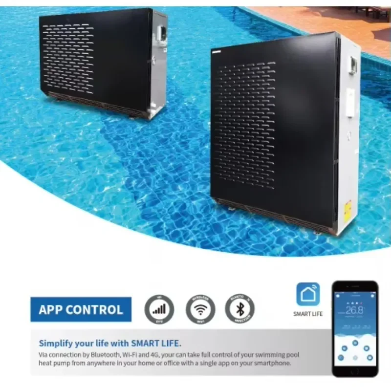 9kw -36kw Wifi Control R32 Bomba De Calor Para Piscina DC Inversor Bomba De Calor Bomba De Calor Para Piscina