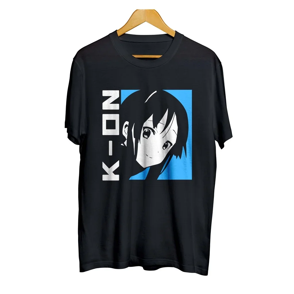 T-Shirts distro anime autocollant MIO AKIYAMA HO KAGO BAND - K-ON 100% coton peigné années 30