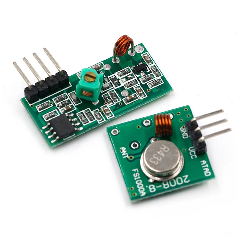 433 Mhz RF Transmitter and Receiver Module Link Kit for ARM/MCU WL DIY 315MHZ/433MHZ Wireless Remote Control for arduino Diy Kit