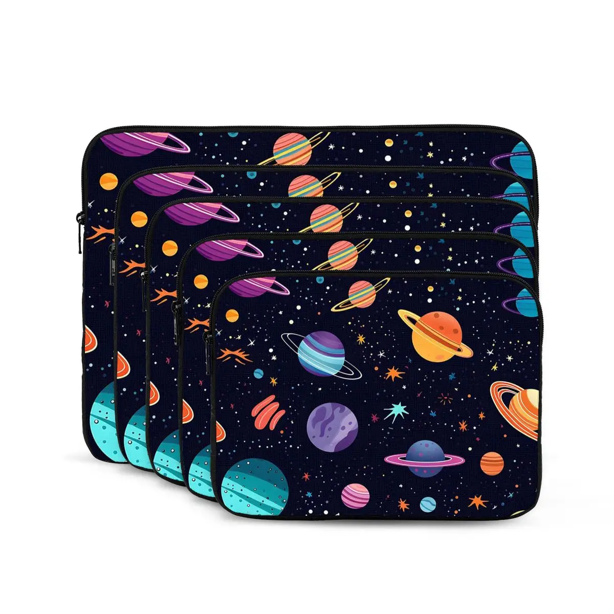 Solar System Space Planets Universe Notebook Laptop Bag Case Pouch For Macbook Air Pro Tablet Shockproof Case Bag