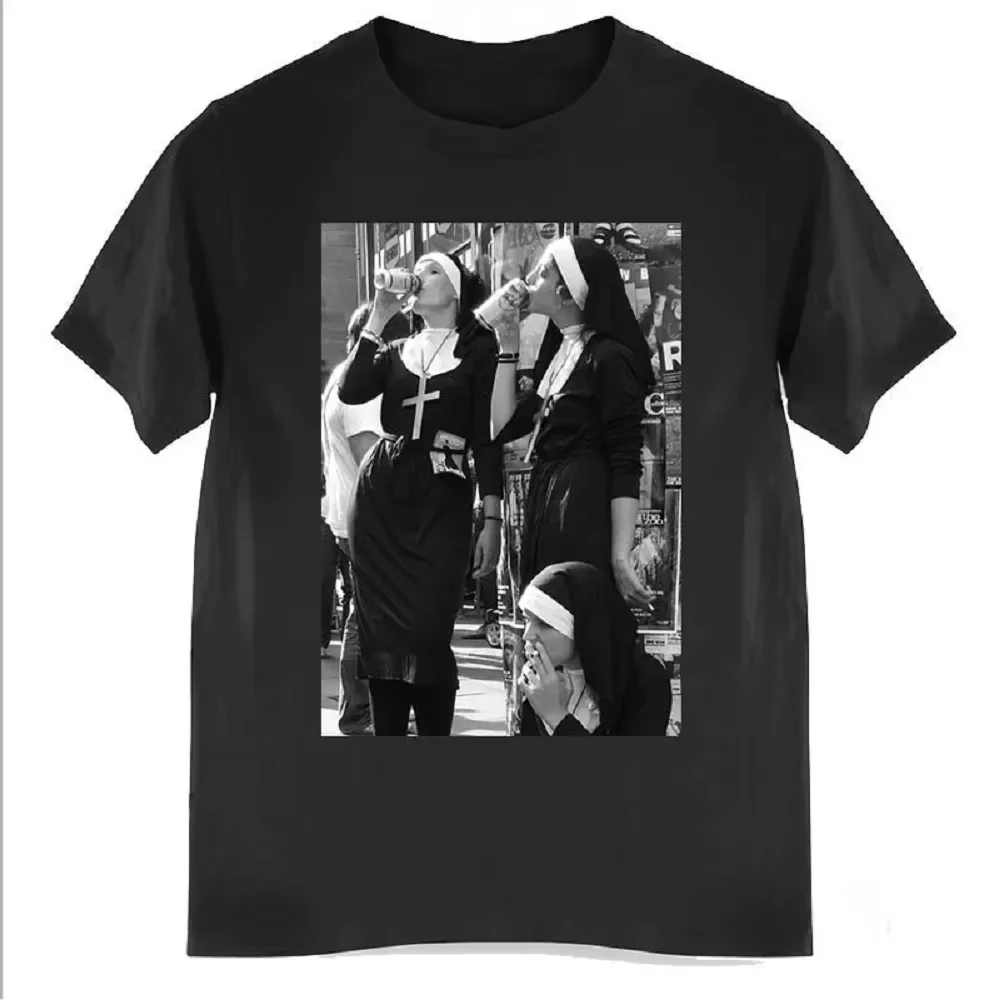 تيشيرتات فضفاضة من القطن الخالص مطبوعة لكل من الأولاد والبنات #1