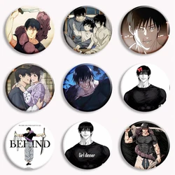 Anime Jujutsu Kaisen Toji Fushiguro Soft Button Pin Creative Funny Meme Cute Brooch Badge Bag Decor Fans Collect Gifts