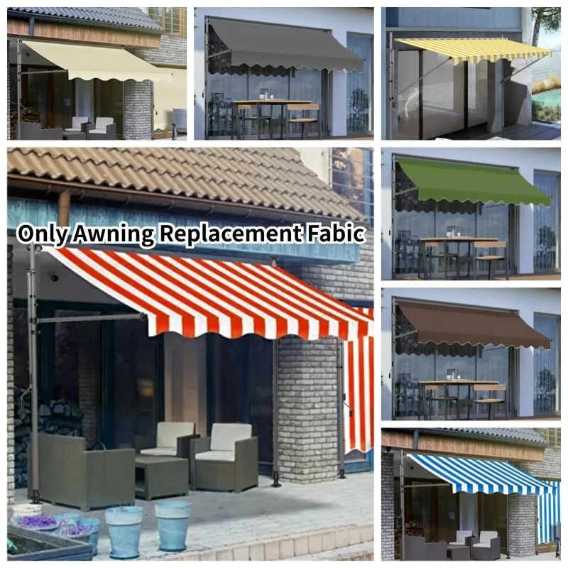 Waterproof Awning Gazebos UV Fabric Oxford Outdoor Store Banner Replacement Awning Replacement Fabic Door Canopy Cloth