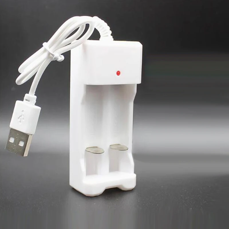 AAA/7 rechargeable battery charger 1.2V universal USB charging box AA/5 battery 14500 lithium battery charger view 2