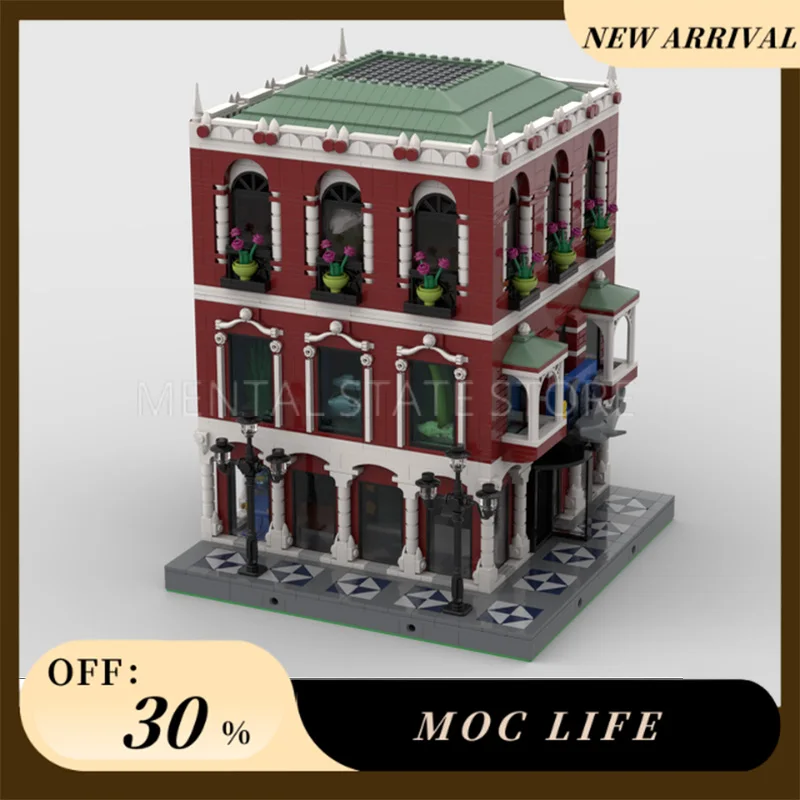 

[3586PCS] Customized MOC Aquarium Dive Center Venice Creative Building Blocks Set STEM Educational Toys Construction Model Kit