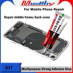 Musttby Thermal Silicone Paste Strong Adhesive Glue Border Sealant Back Cover Touch Screen Back Replace For Smart Phone 5G Repai