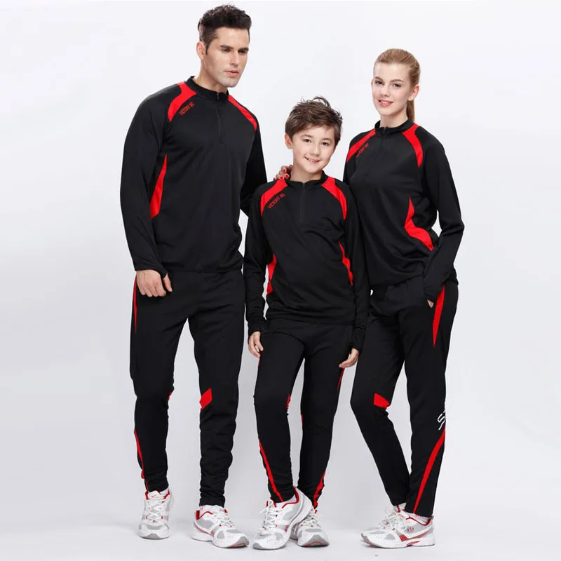 Boy Girl Autumn Running Family Look Matching Outfits Children Kid Basketball Football Sets Sport Suit Tracksuit Jersey Kit 10