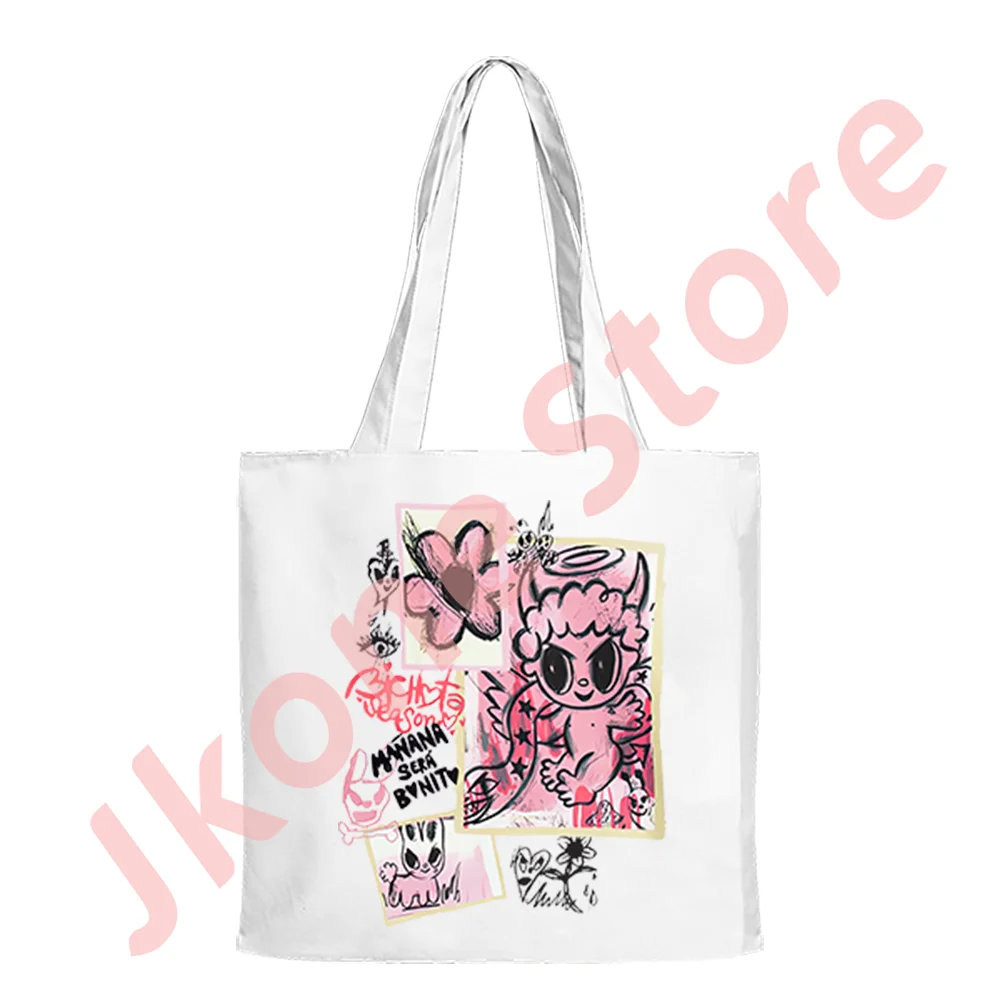 Karol G Bichota Season Fairy Merch Tote Tour New Logo Shoulder Bags Women Men Fashion Casual Harajuku Streetwear Bag