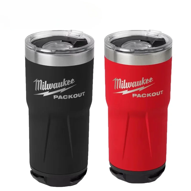 Cup Tumbler Heat Cold Retention Water Cup Stainless Steel Long Durability 48-22-8392RX 48-22-8393BX Milwaukee PACKOUT Insulated