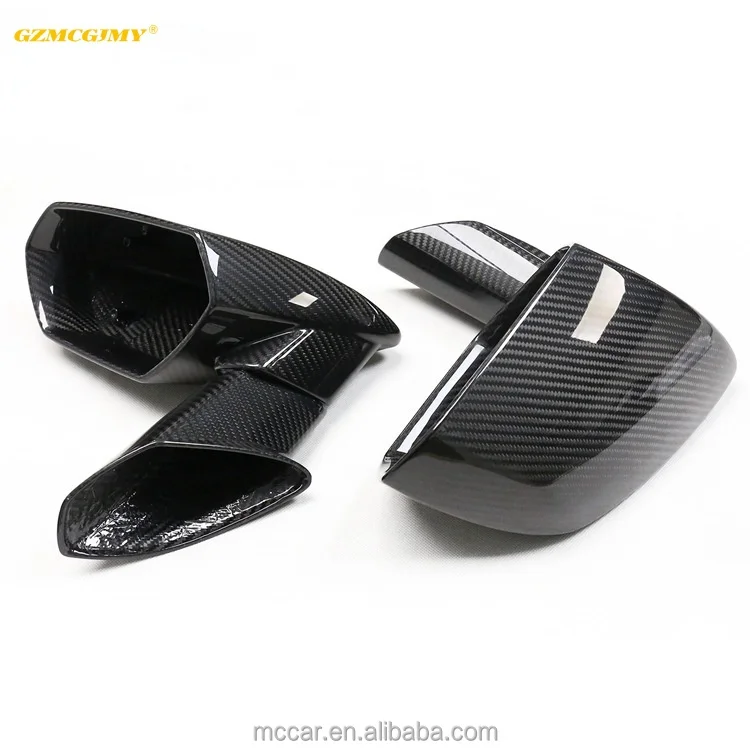 

High Quality Car Rearview Mirror Cover for Lamborghini LP600 LP610 LP620 Huracan Roadster Dry Carbon Fiber Mirror Cover