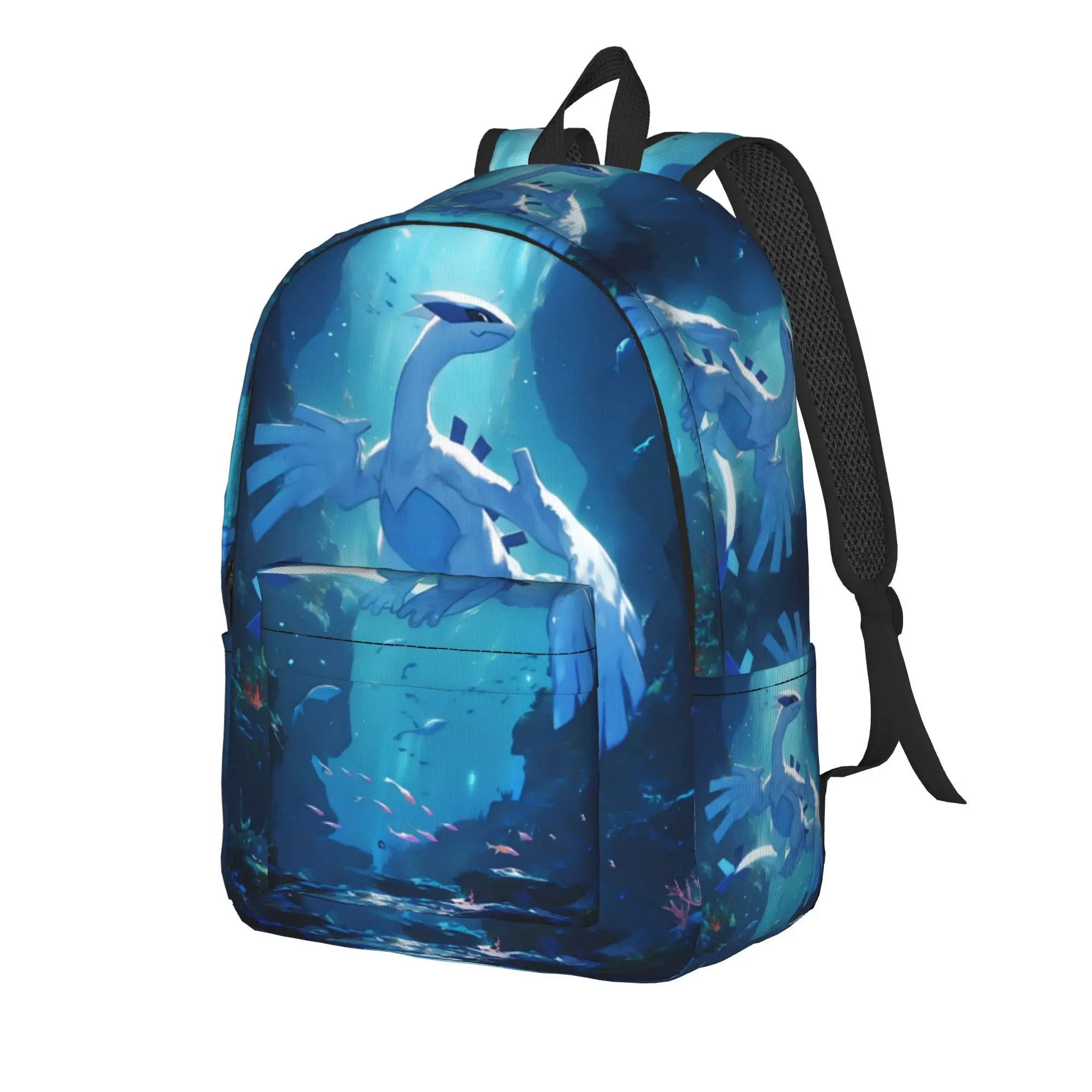 Fashion pokemon summer vibes theme Backpack  Mochilas Cool Travel Retro Washable Rucksack