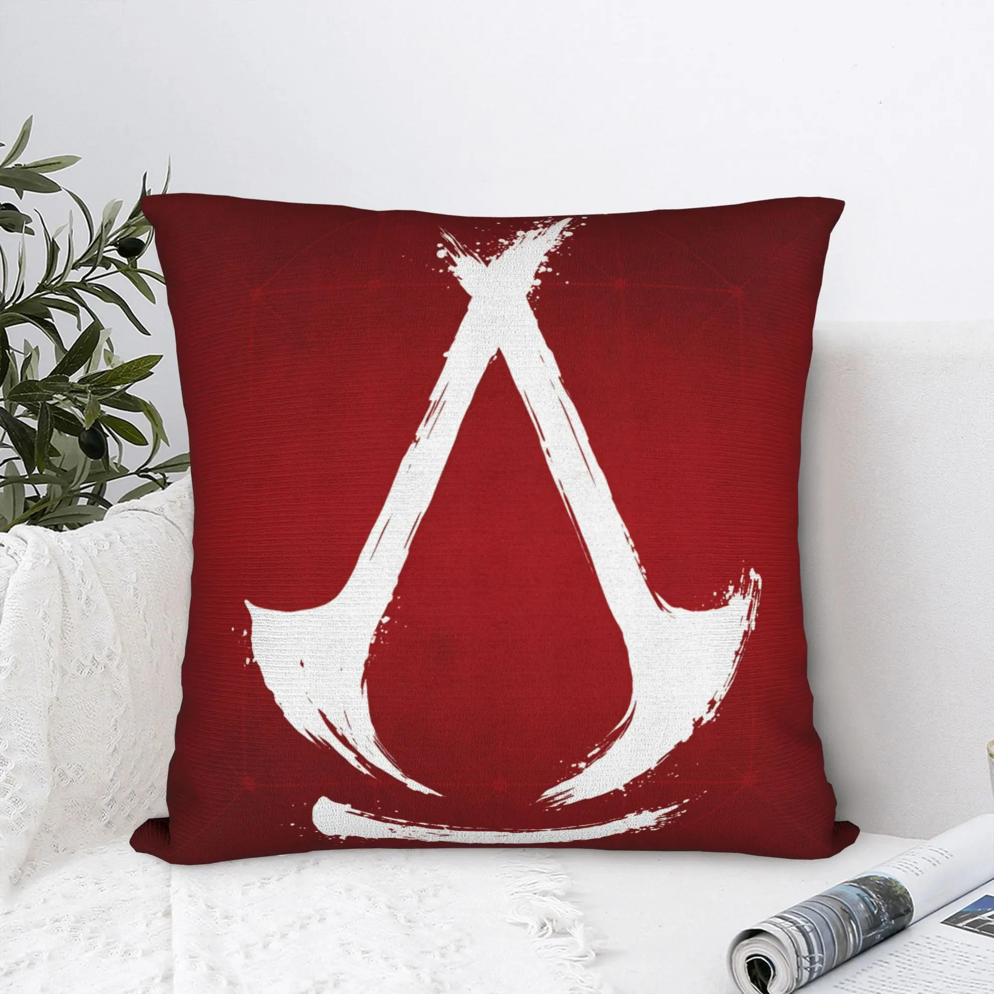 Game A-Assassins Creed Shadows Pillow Case  Square Pillow Cover For Couch Sofa Bedroom Fashion Pillowcases