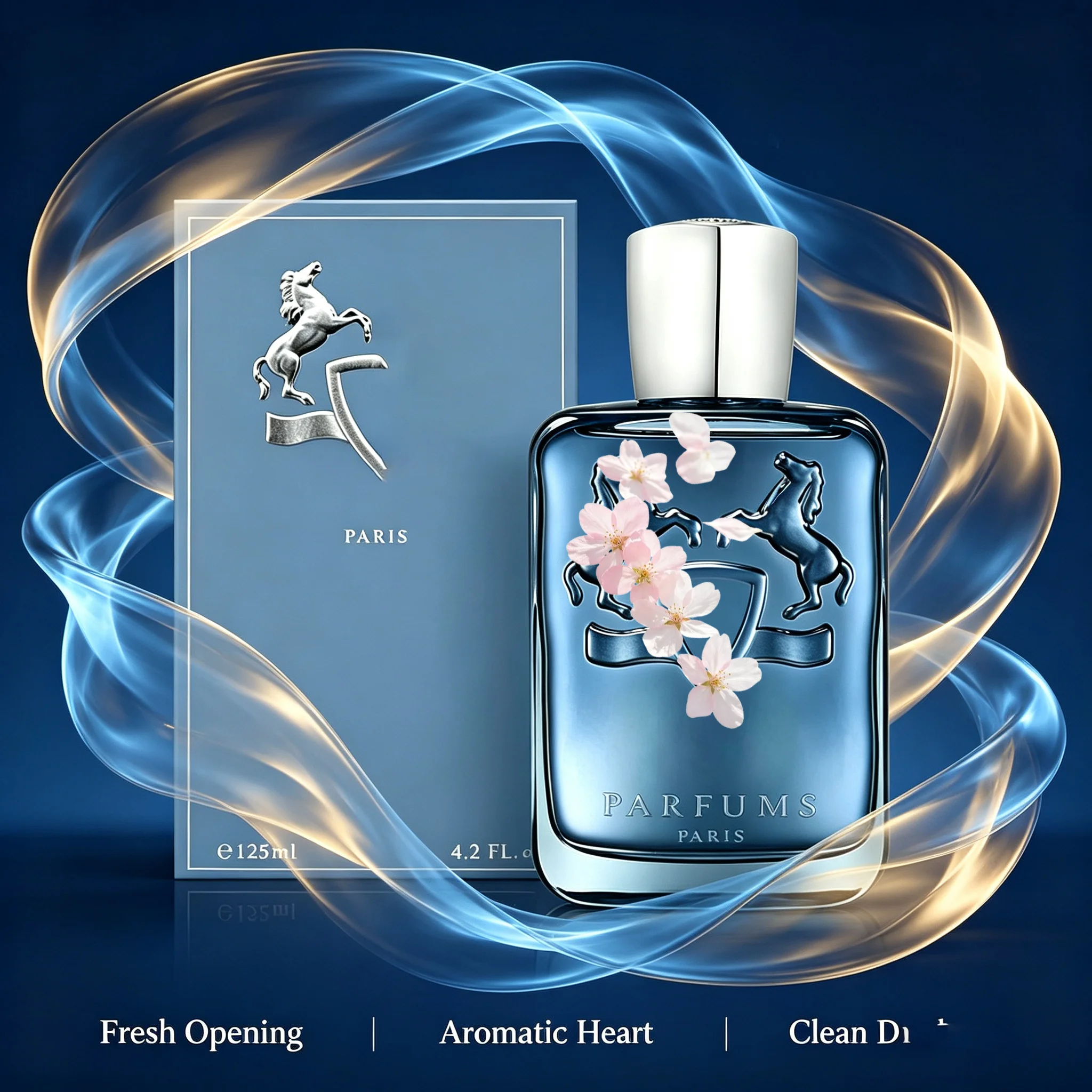 Men's Eau de Parfum, 4.2 fl oz/125ml, 1 Bottle, Fresh Aromatic Citrus Mint Woody Long Lasting Cologne for Men, Birthday Gift for Him, Fall, Halloween, Thanksgiving, Black Friday, Christmas, New Year Holiday Gift