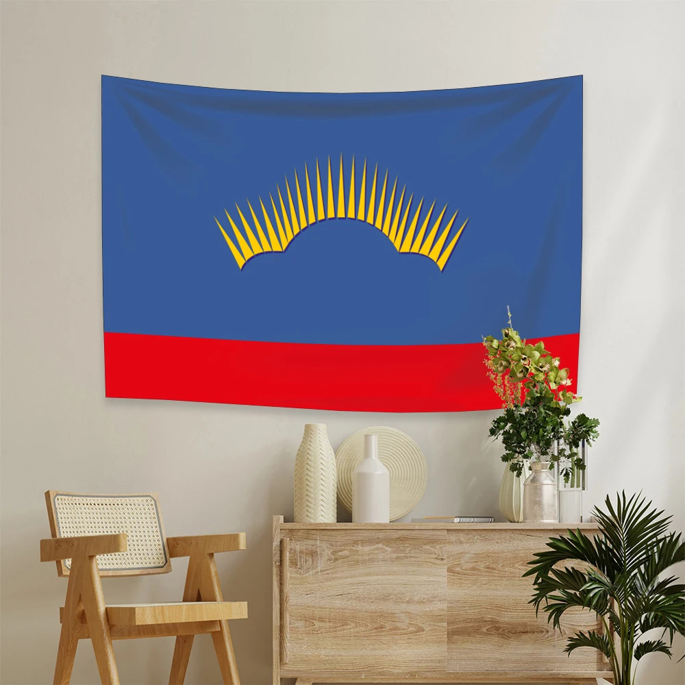 3x5 Ft Murmansk Oblast Flag Vivid Color an oblast of Russian Federation National Flags Polyester with Brass Grommets